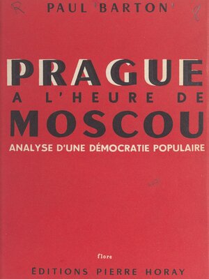 cover image of Prague à l'heure de Moscou